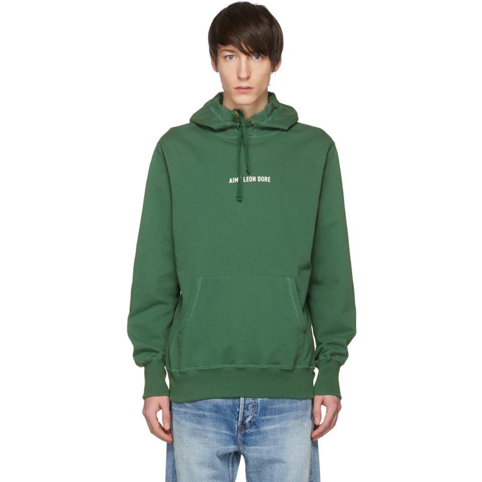 Aimé Leon Dore Kanga Hoodie in Green for Men | Lyst