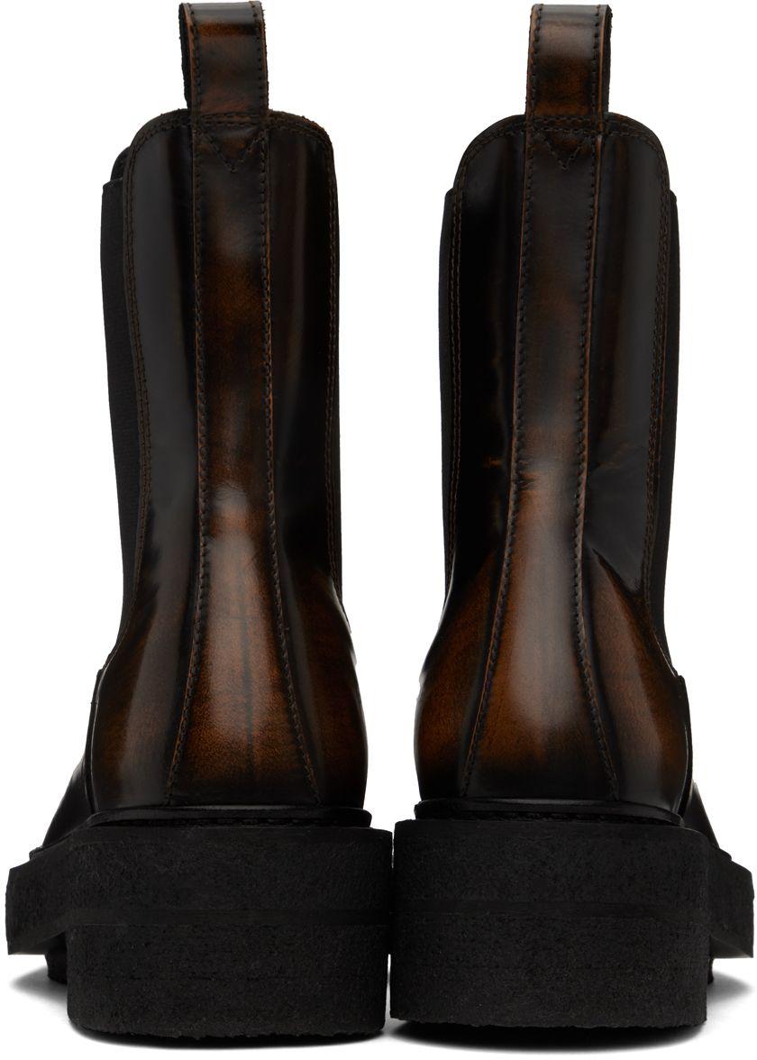 Eytys Brown Ortega Ii Chelsea Boots in Black for Men Lyst