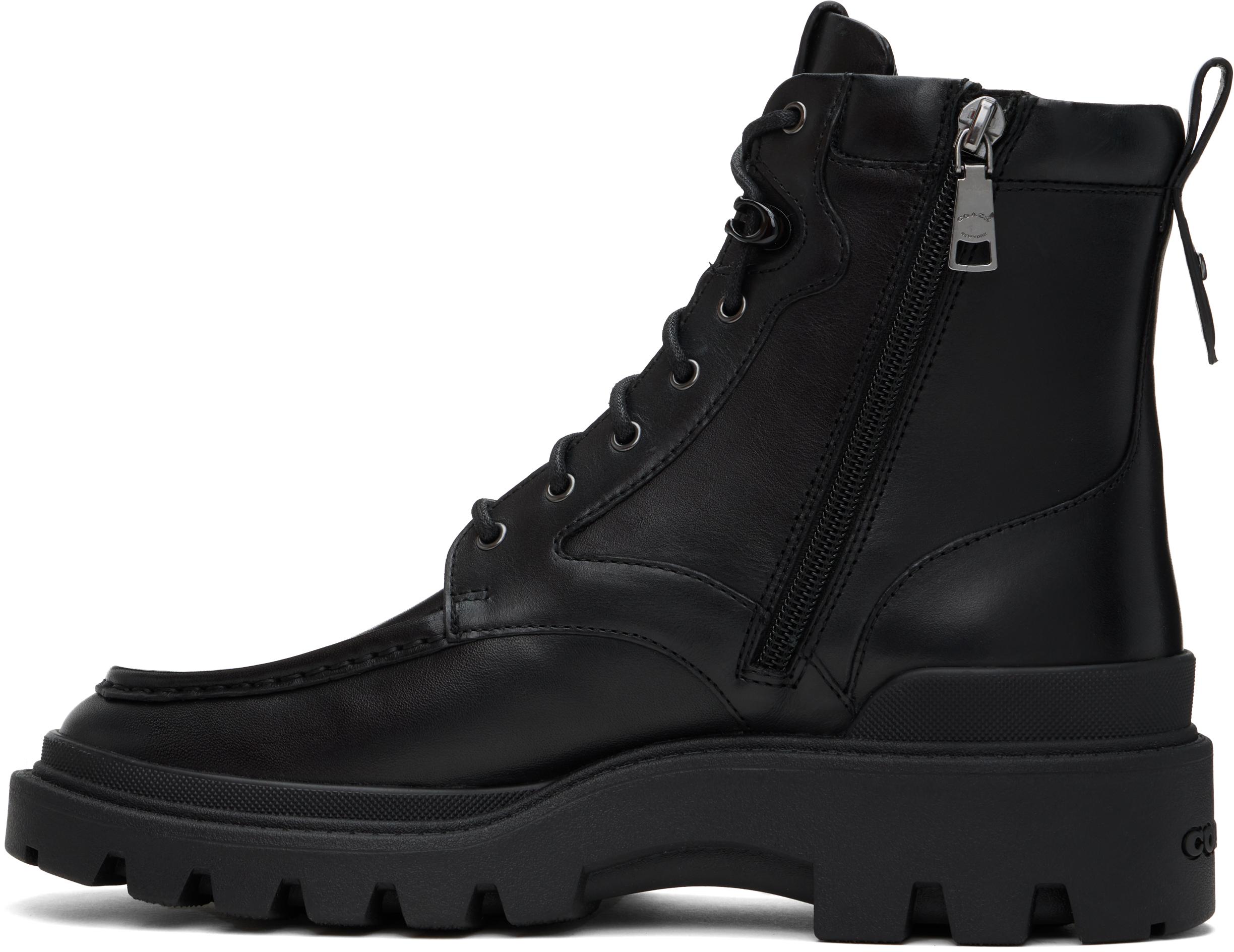 COACH Connor Boots in Black for Men | Lyst UK