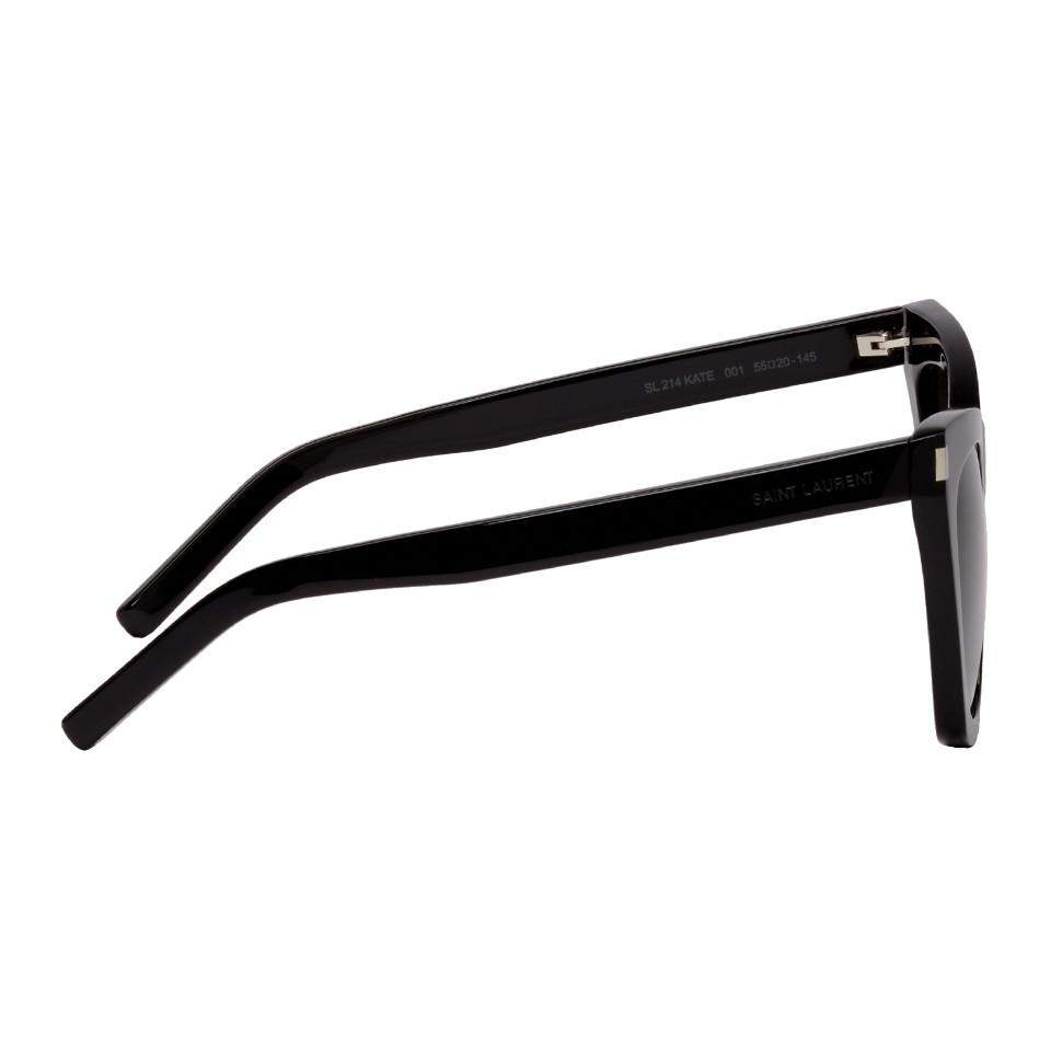 Saint Laurent Black Sl 214 Kate Sunglasses Lyst Saint Laurent Black Sl 214 Kate Sunglasses Lyst