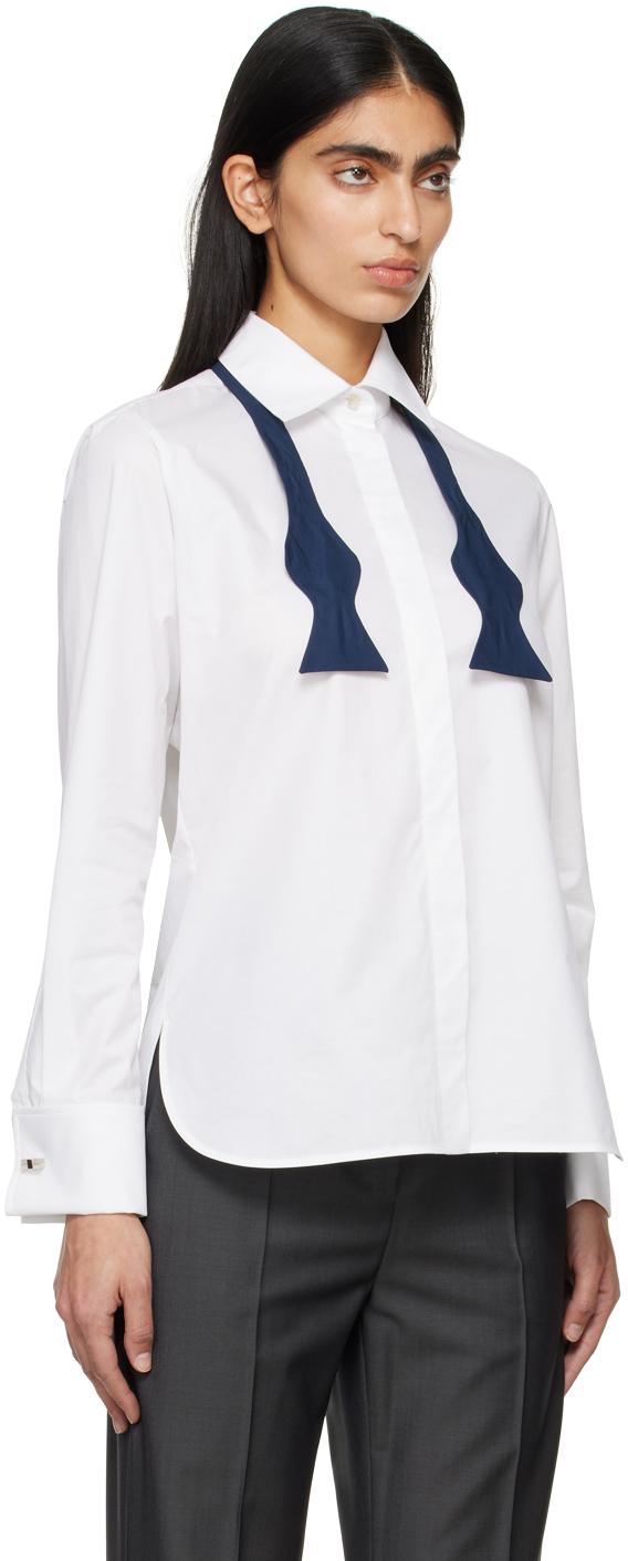 Max Mara レディース ホワイト Laser シャツ トップス Max Mara レディース ホワイト Laser シャツ トップス