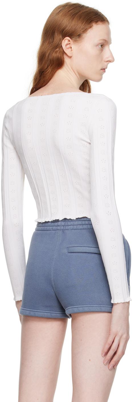 T By Alexander Wang レディース ブラック ホワイト ハードウェア 長袖  