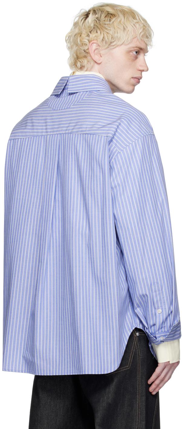 トップス COMMISSIONコミッション 2023SS Board Shirt in Pinstripe