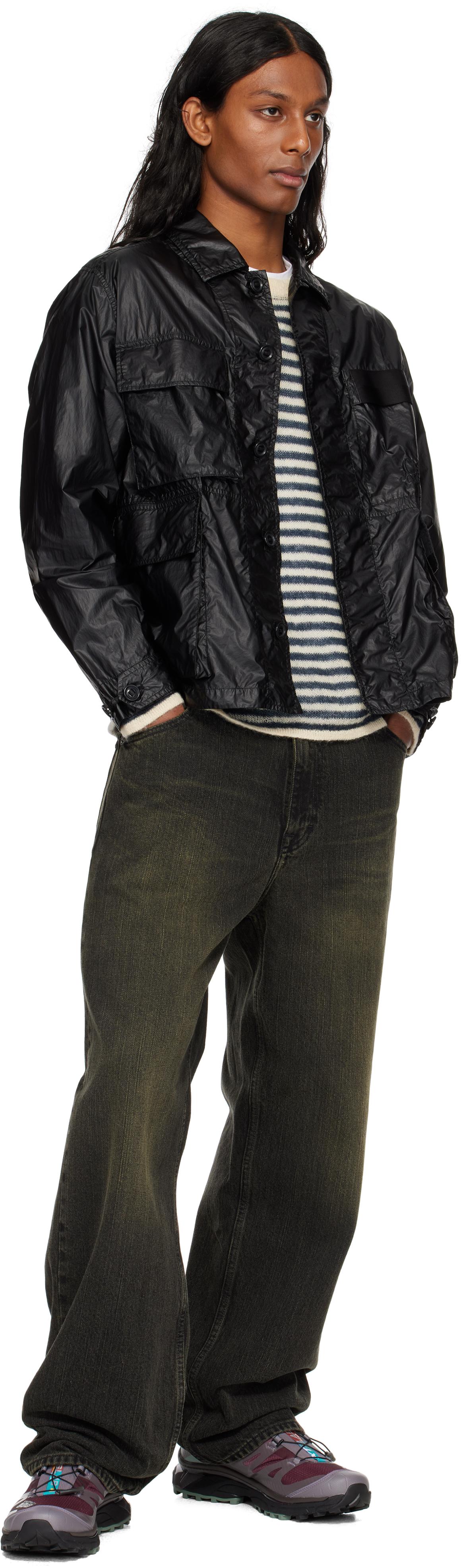 C.P. Company オーバーシャツ フーディー ブラック C.P. Company: The Original Italian Sportswear Brand