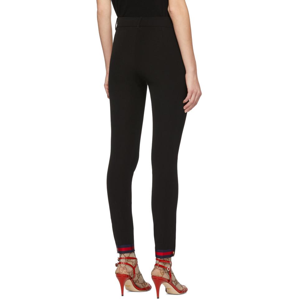 gucci web leggings