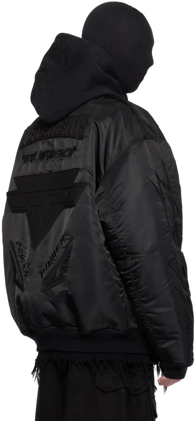 Vetements Out Bomber Jacket in Black for Men | Lyst