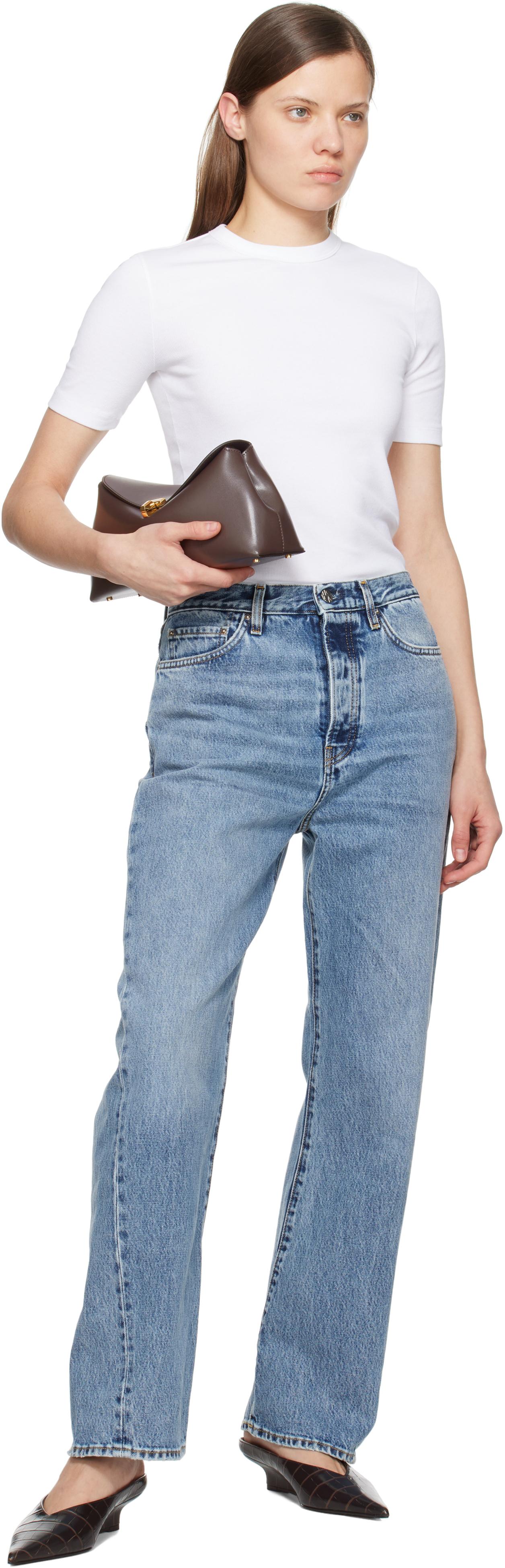 【TOTEME】シャープ クロコ型押し ウェッジミュール TOTEME: ブラウン Sharp クロコエンボス ウェッジ ミュール
