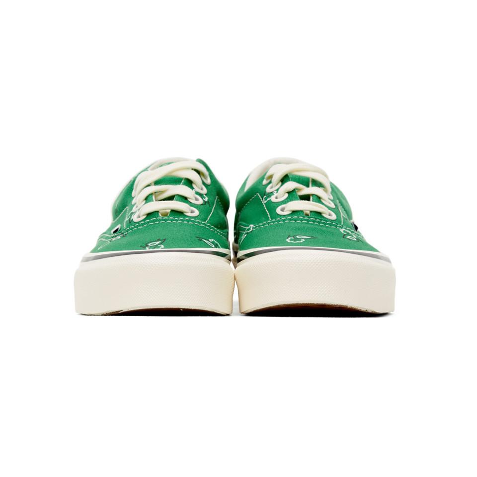 green bandana vans