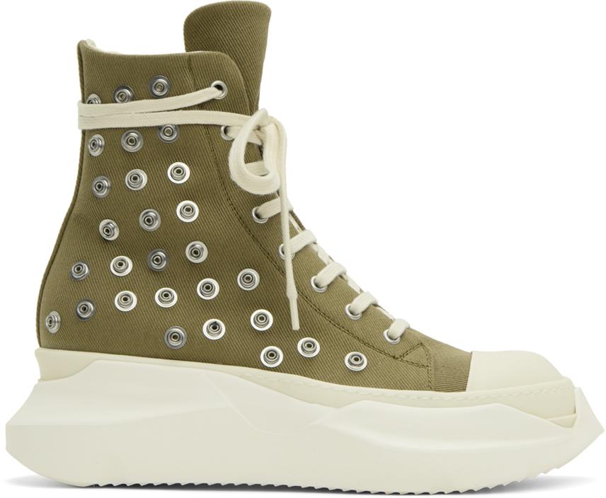 Rick Owens DRKSHDW Green Abstract Sneakers for Men | Lyst Canada