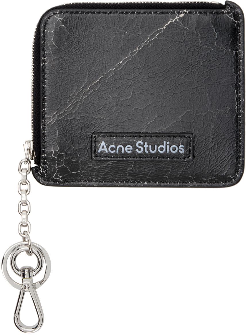 Acne Studios クラックレザーコインケース Acne Studios クラックレザーコインケース