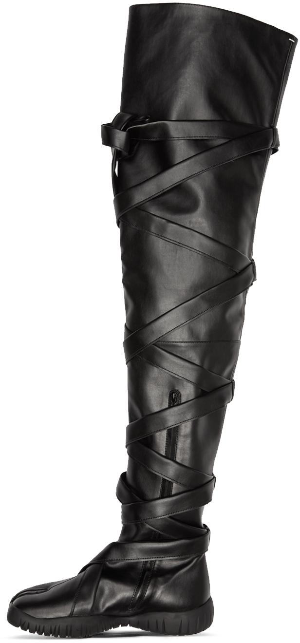 Maison Margiela Ssense Exclusive Tabi Low Thigh-high Boots Maison Margiela Ssense Exclusive Tabi Low Thigh-high Boots