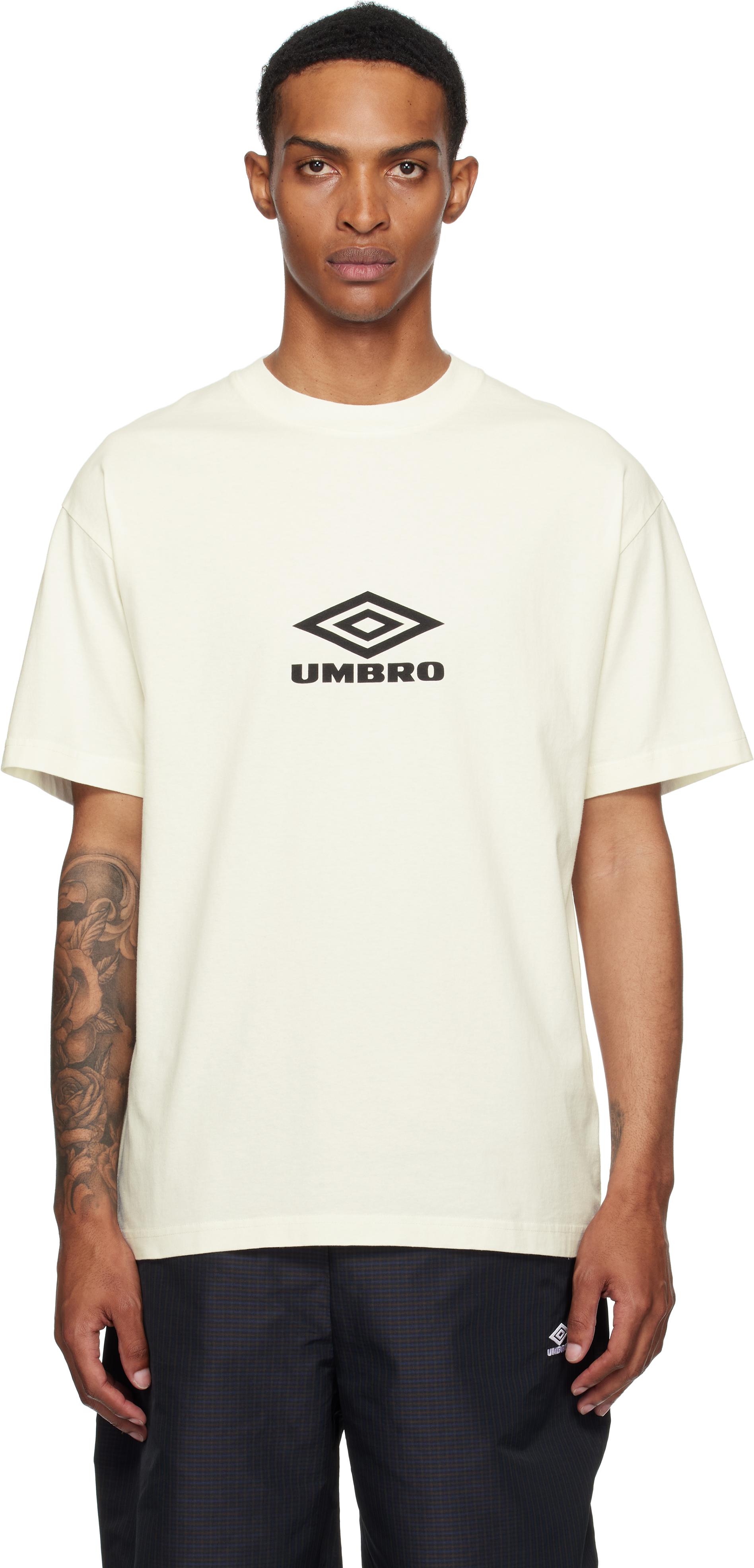 Tシャツ・カットソー UMBRO Essential Small Logo Short Sleeve T-Shirt White UQ123C Umbro FW Small Logo Cotton Tee, Men's T-Shirt, DARK NAVY, L