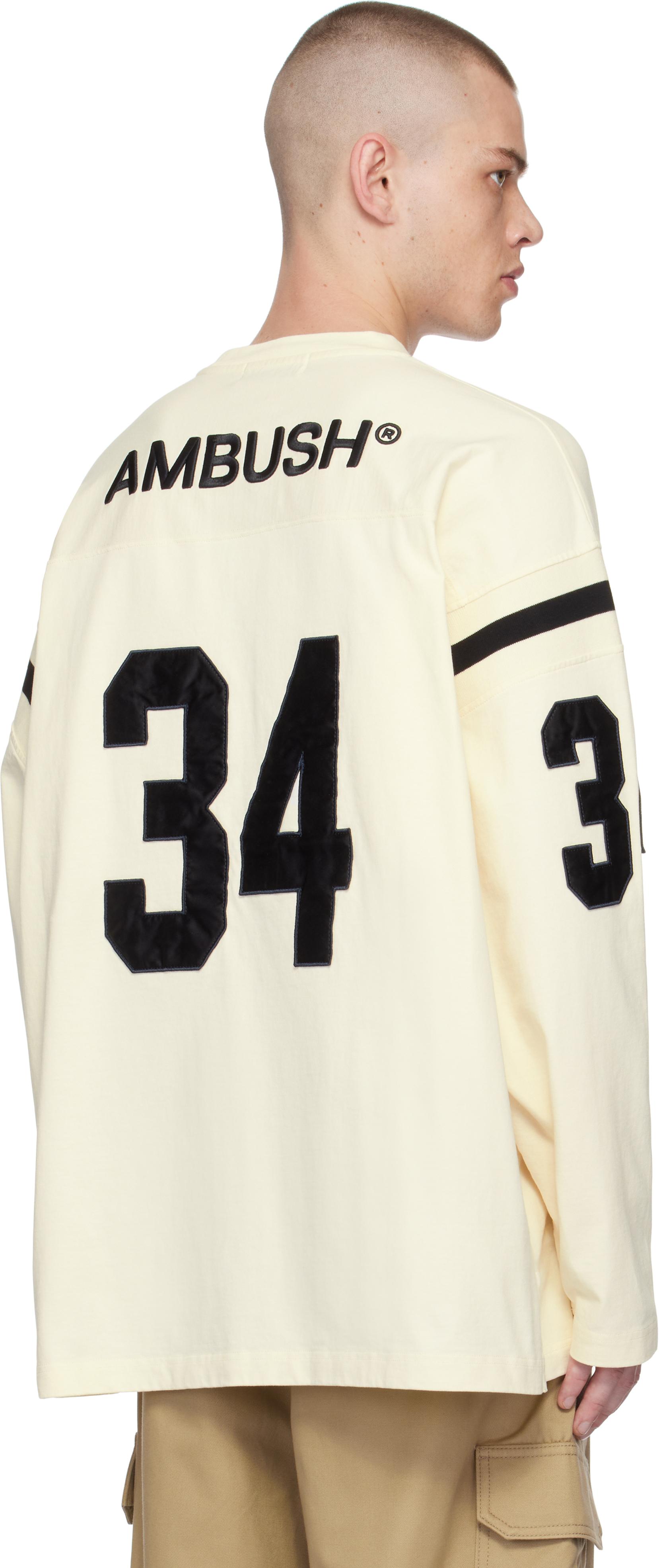 【AMBUSH】AMBUSH SCHOLARSHIP L/S 長袖Tシャツ AMBUSH tシャツ 「AMBUSH/アンブッシュ」RAGLAN SLEEVE FITTED T