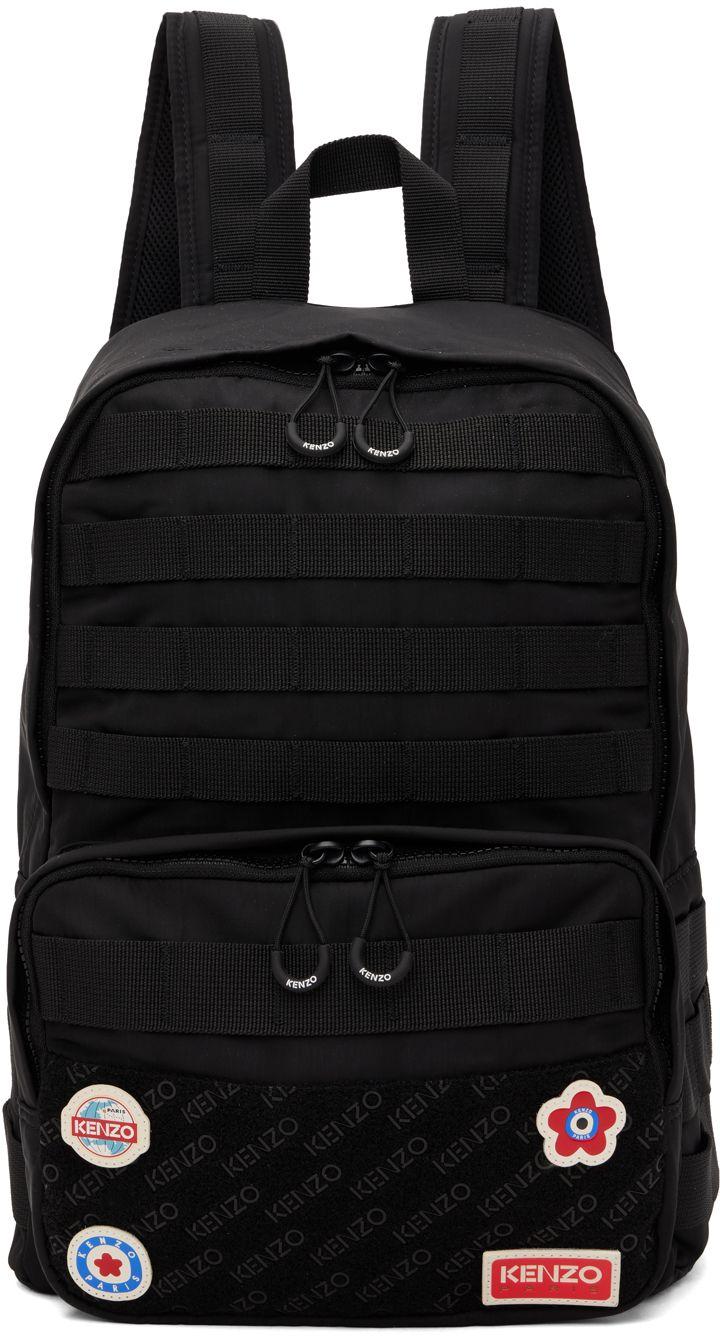 KENZO Black Paris Jungle Backpack for Men | Lyst