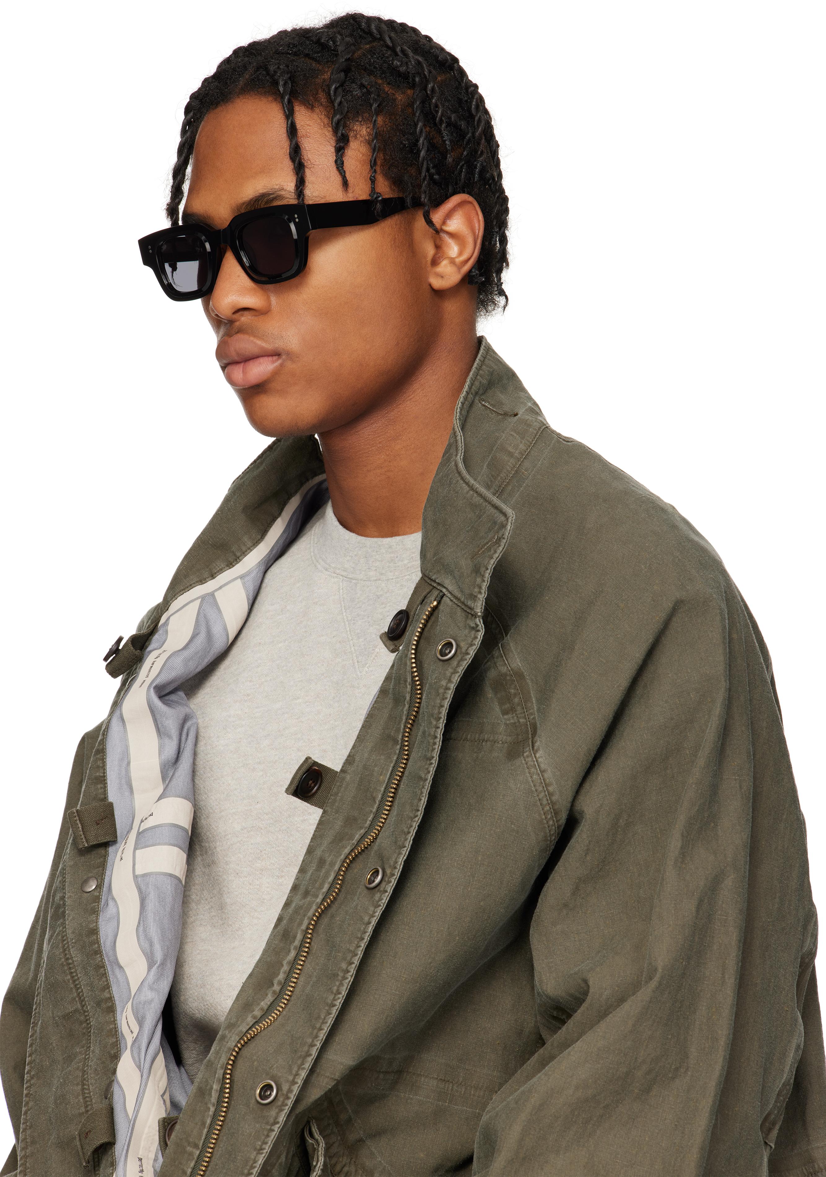 【関税込み】AKILA SSENSE限定 ブラック Casia サングラス AKILA SSENSE Exclusive Black Casia Sunglasses AKILA