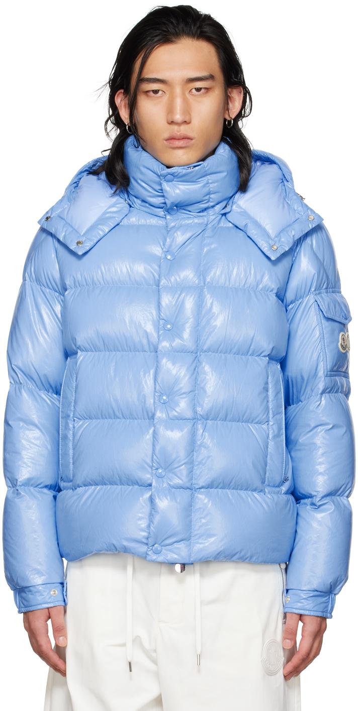 Moncler Maya 70 Down Jacket in Blue for Men Lyst UK