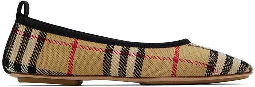 Burberry 靴　フラットシューズ　バーバリーチェック　バレエシューズ Burberry シューズ バレエシューズ フラットシューズ