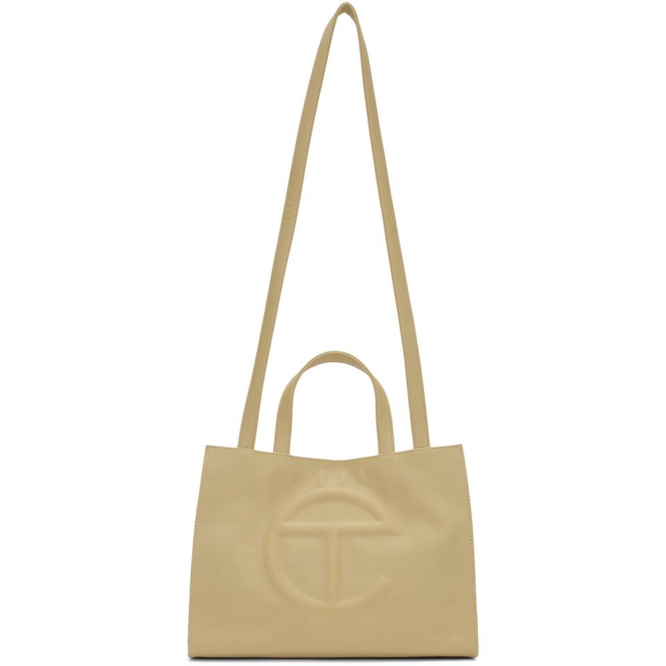 cream telfar bag large
