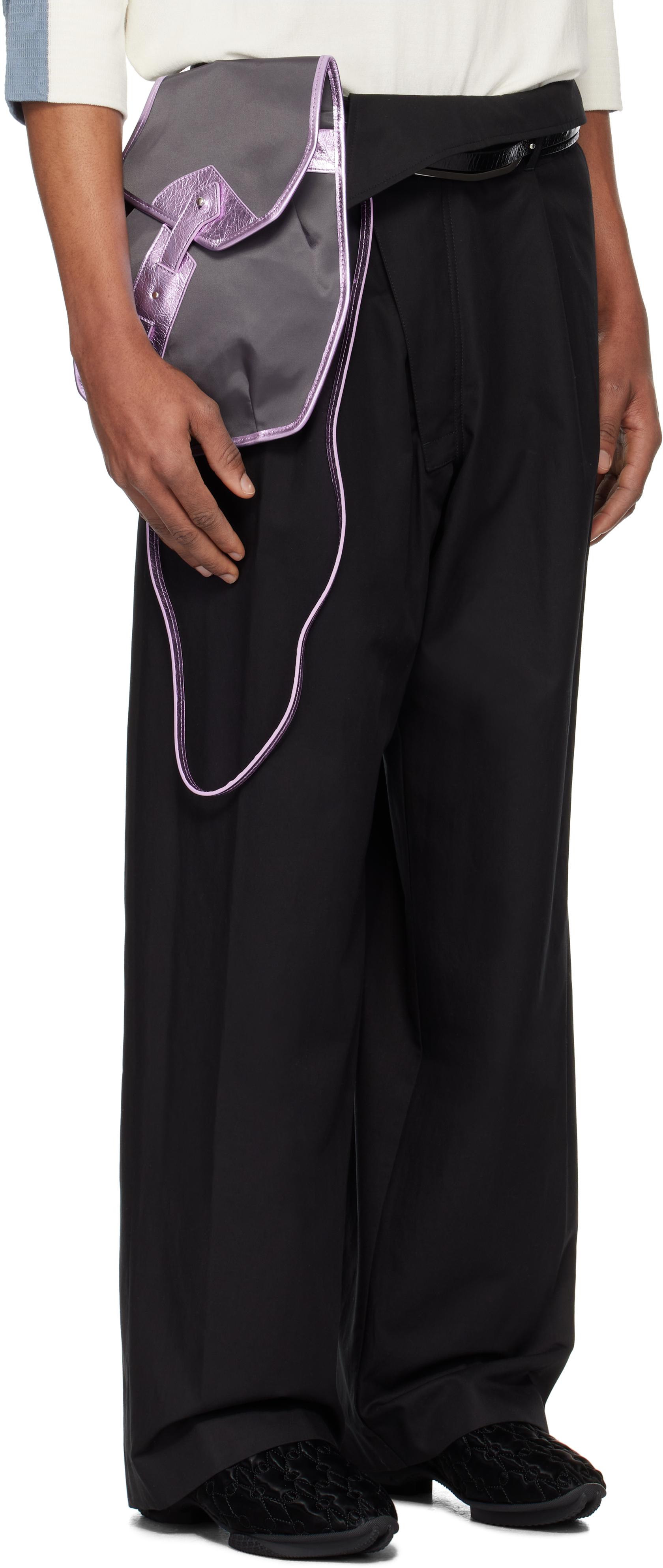 Kiko Kostadinov Navin Wide Leg Trousers in Black for Men | Lyst