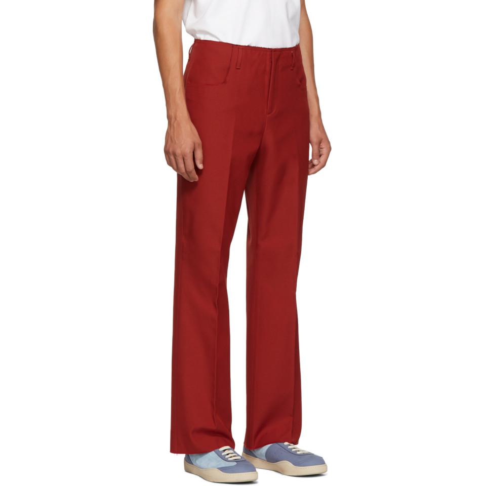 acne studios bootcut trousers