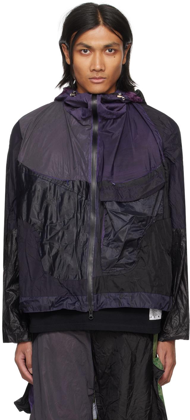 Acne Studios メンズ ブラック パデッド ボンバージャケット Acne Studios メンズ ブラック パデッド ボンバージャケット