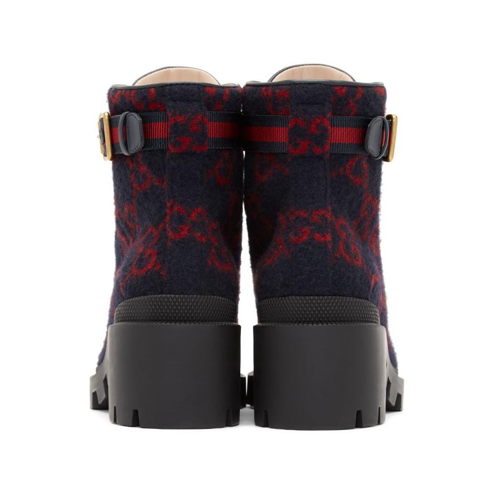 blue gucci boots
