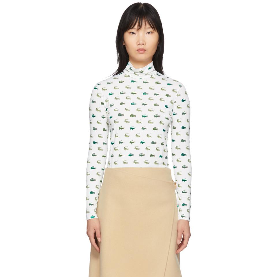 Repeat Crocodile Print Turtleneck 