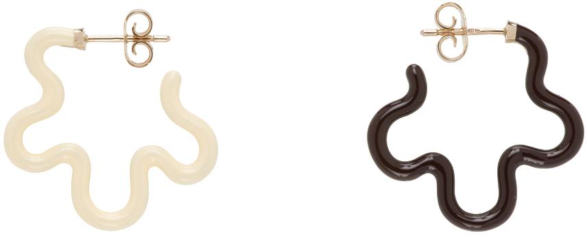 Bea Bongiasca レディース ブラック ブラウン&オフホワイト 2 Tone 