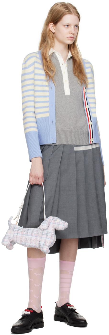 【関税込み】Thom Browne ホワイト＆ピンク Hector バッグ White & Pink Hector Bag by Thom Browne on Sale