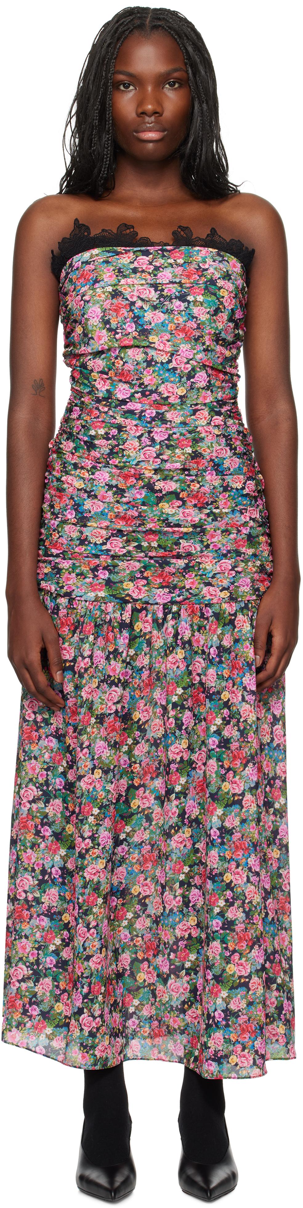 KIKA VAPGAS ストラップレスロングドレス KIKA VAPGAS ストラップレスロングドレス