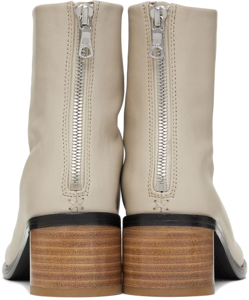 Rag & Bone Ansley Mid Boot - Leather Ankle Boot in Natural - Save 