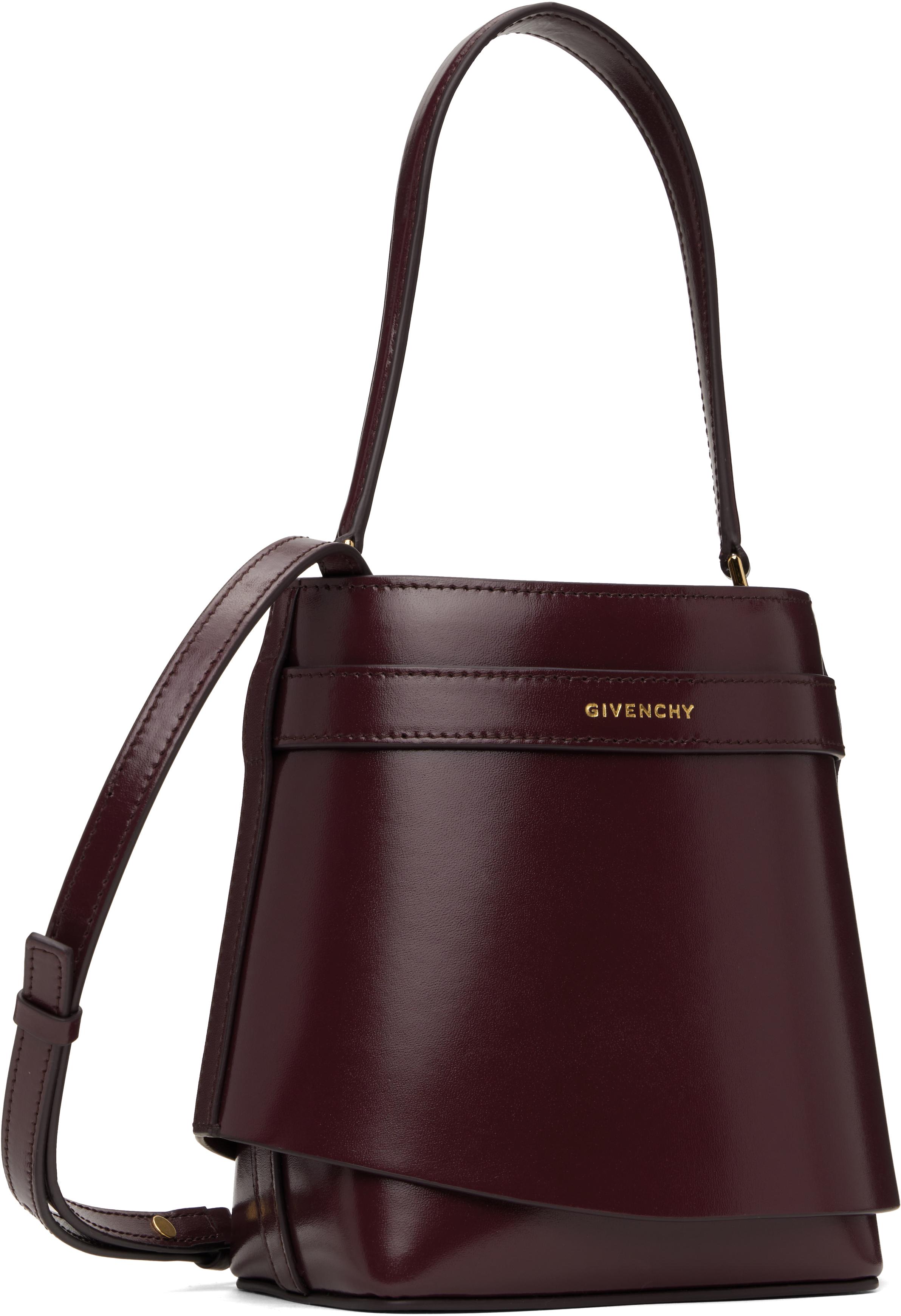 Givenchy バーガンディ Shark Lock バケットバッグ パープル | Lyst