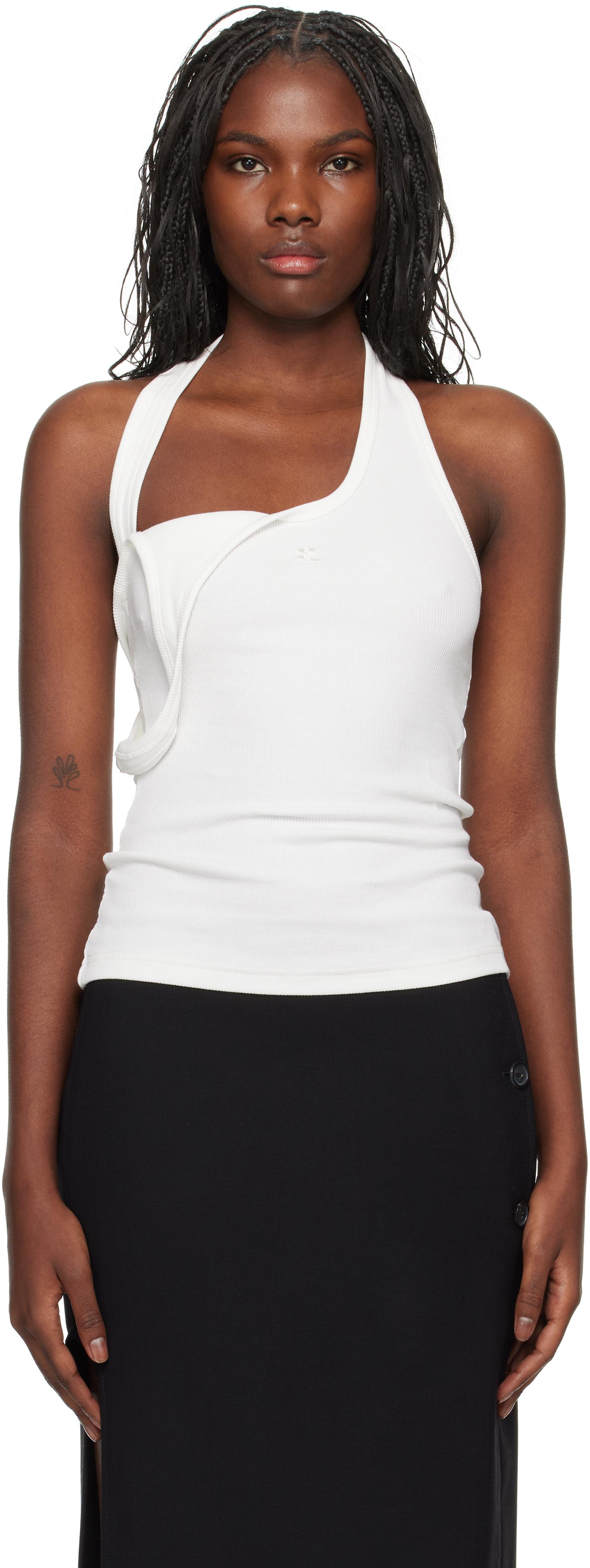 Courreges レディース ホワイト 90 