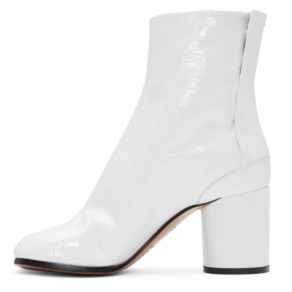tabi boots white