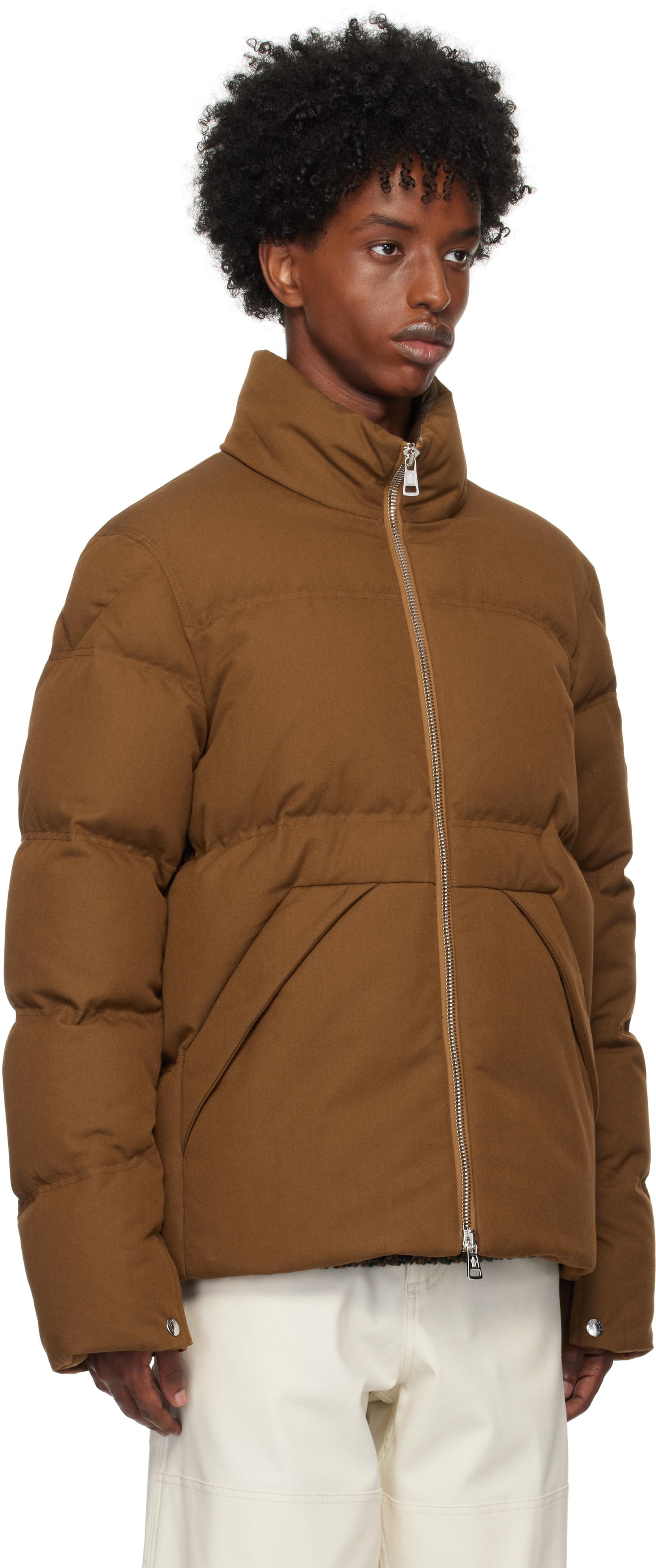 MONCLER ブラウン ダウンジャケット