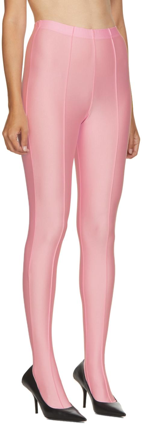 Balenciaga Synthetic Dynasty Leggings in Pink | Lyst