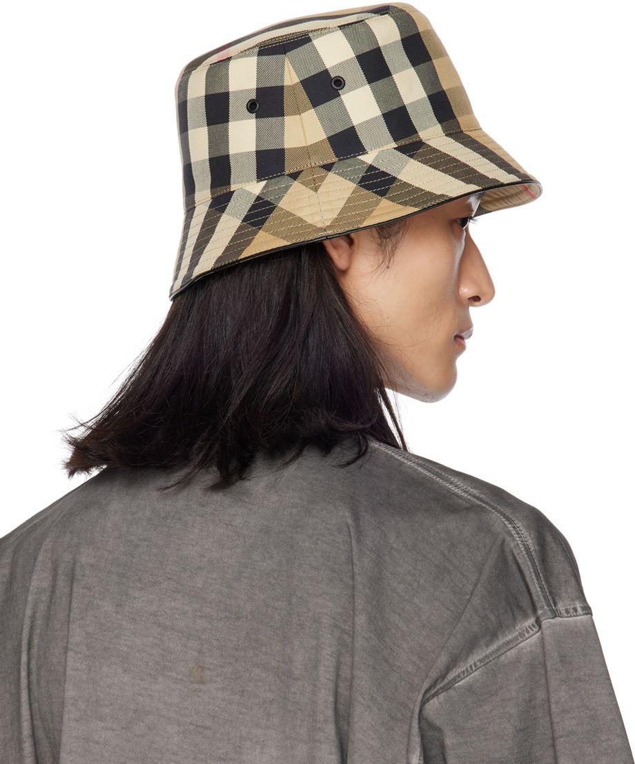 Burberry vintage top check bucket hat