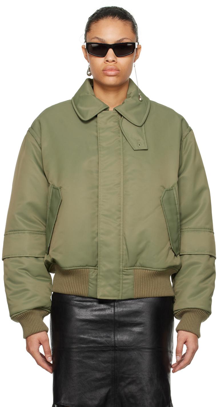 Blouson aviateur kaki Helmut Lang en coloris Vert | Lyst