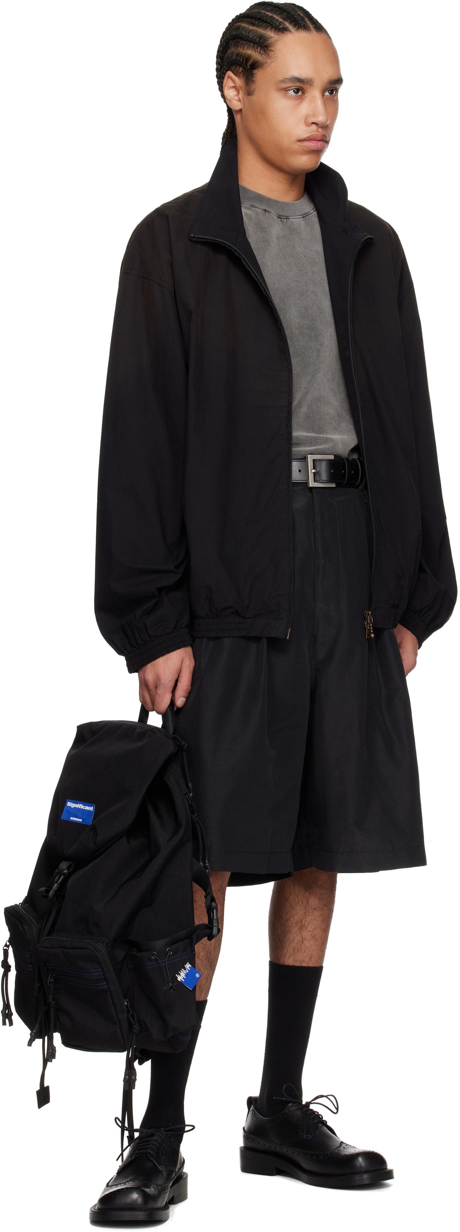 Adererror Sig; 'Significant' Tag 01 Backpack in Black for