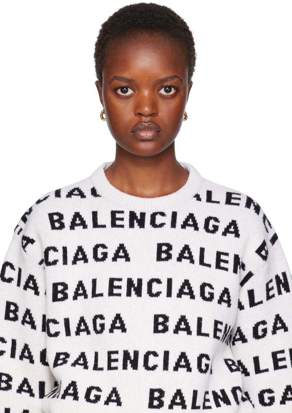 Balenciaga sweatshirt womens gold shop