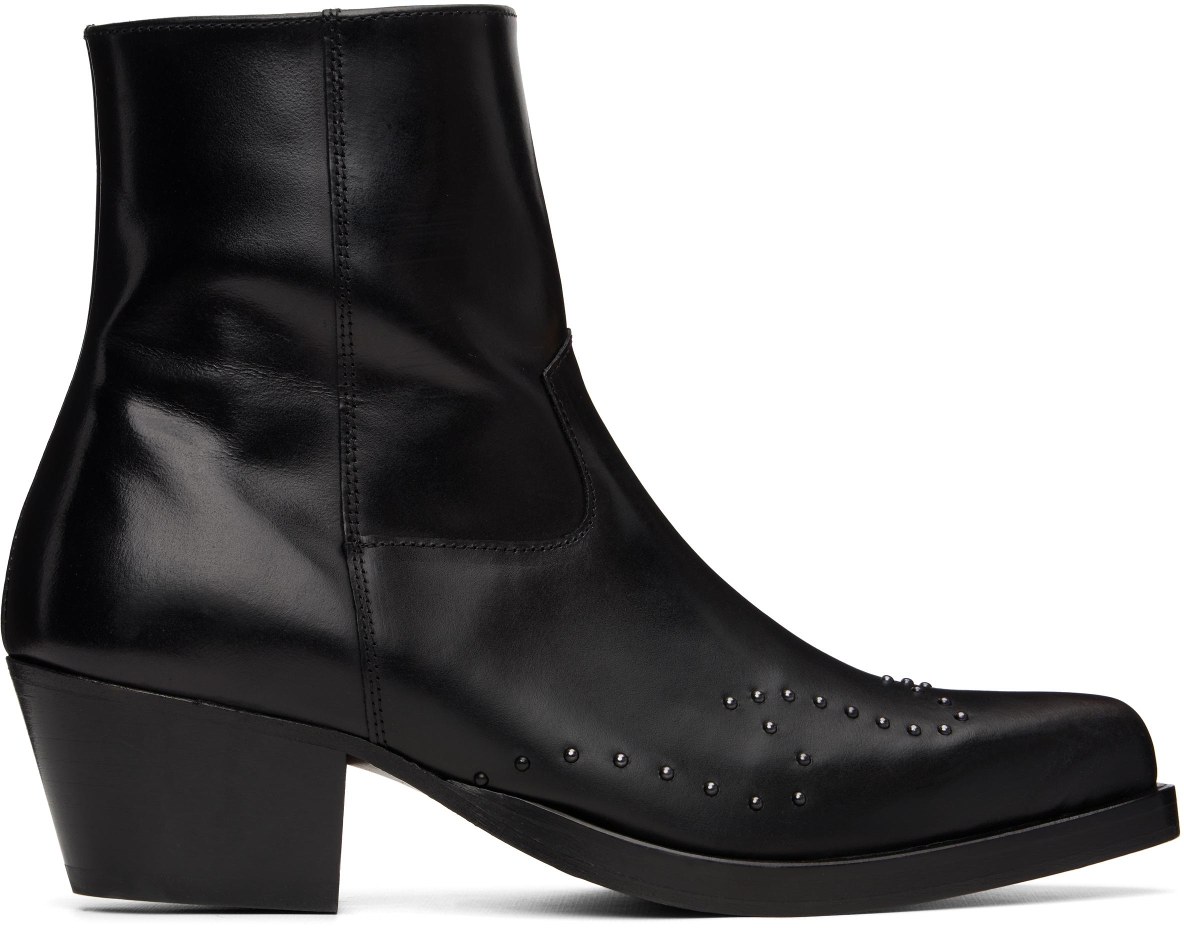 Ernest W. Baker Western Boots in Black for Men | Lyst