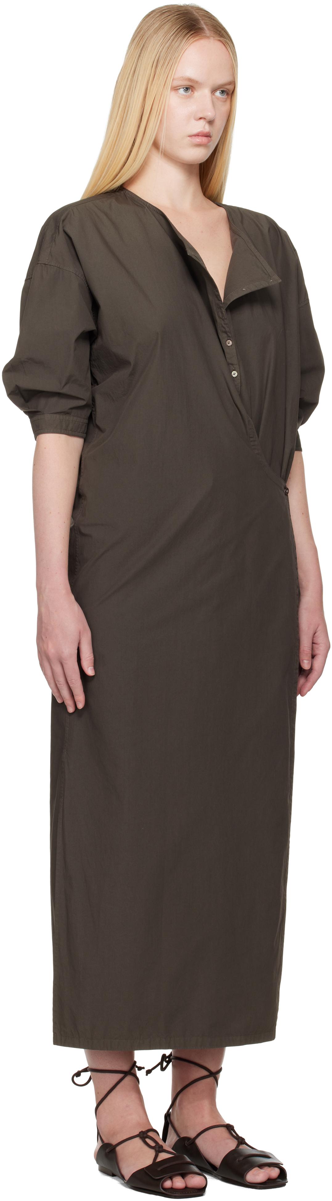 Lemaire Short Sleeve Twisted Dress Online | Camargue Fashion