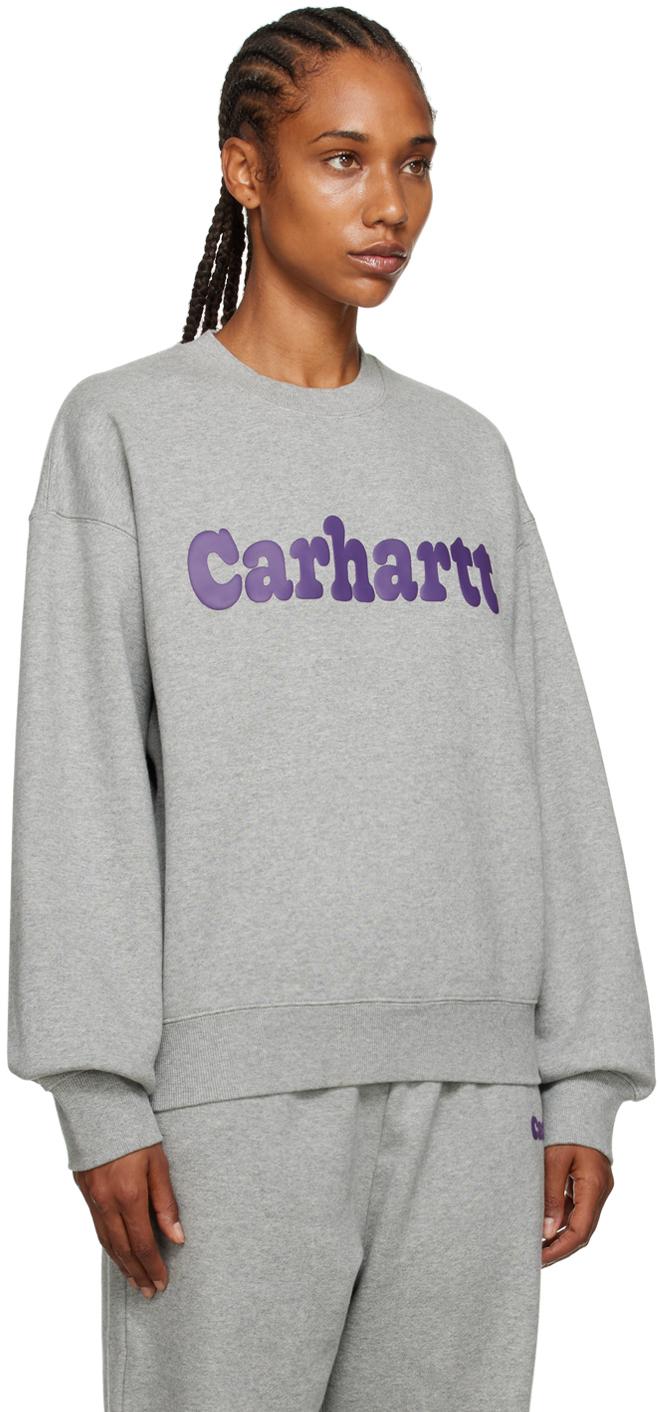 Carhartt Gray Bubbles Sweatshirt | Lyst