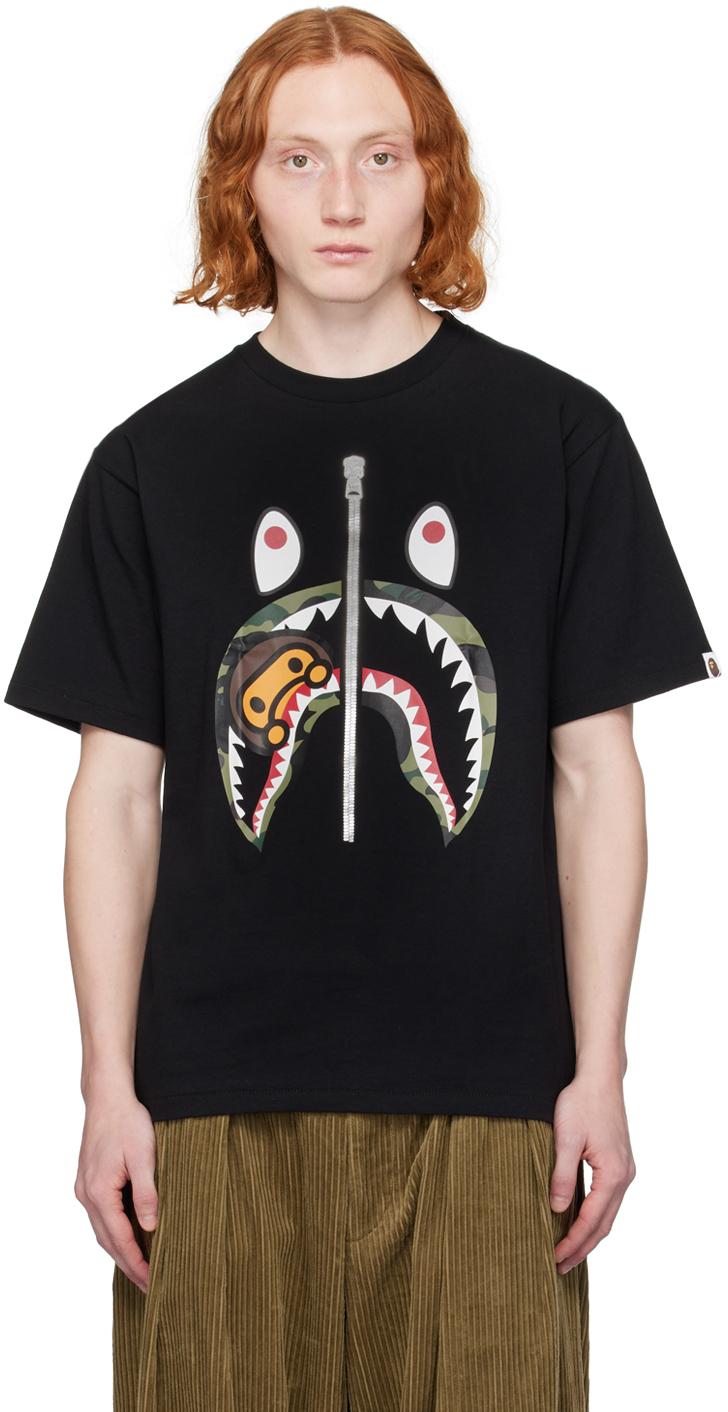 A Bathing Ape Black 1st Camo Milo Shark T-shirt for Men | Lyst Canada