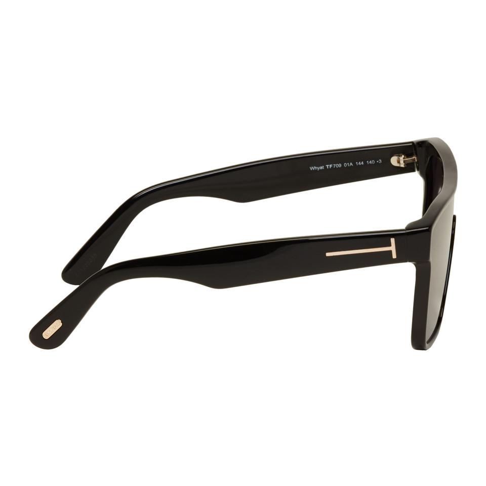 Tom Ford Velvet Black Whyat Sunglasses for Men | Lyst