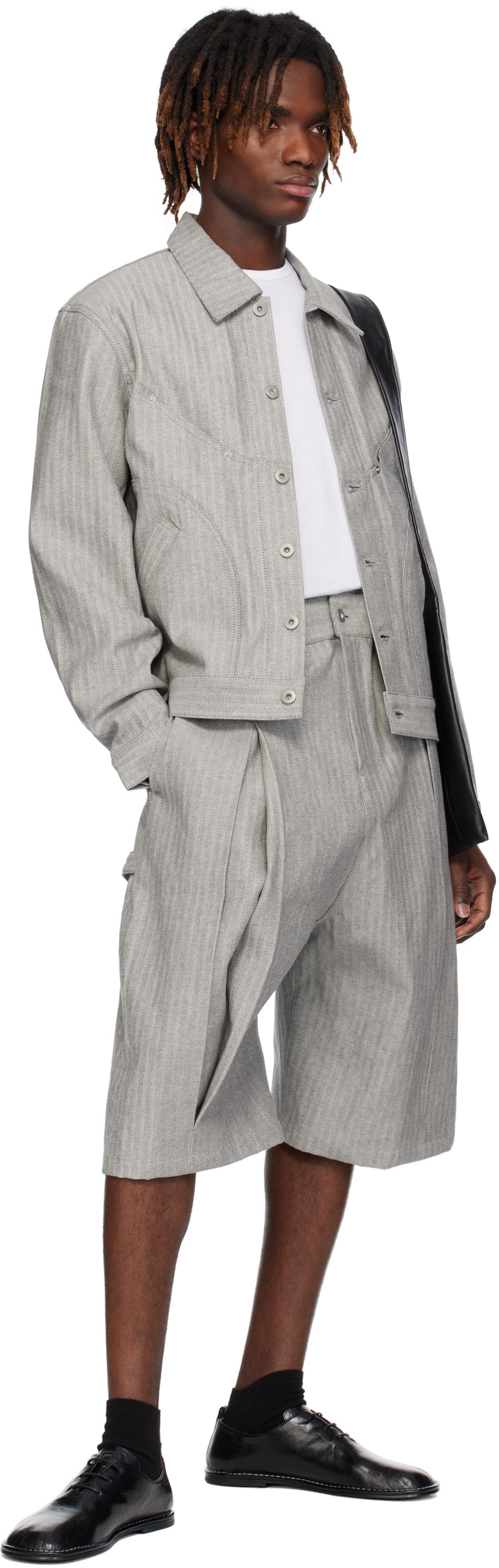 【新品未開封・送料無料】 SAGE NATION Lyst | Men for Shorts Denim Pleat Box パンツ