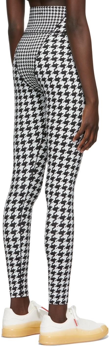 adidas Black & White Houndstooth Tight | Lyst