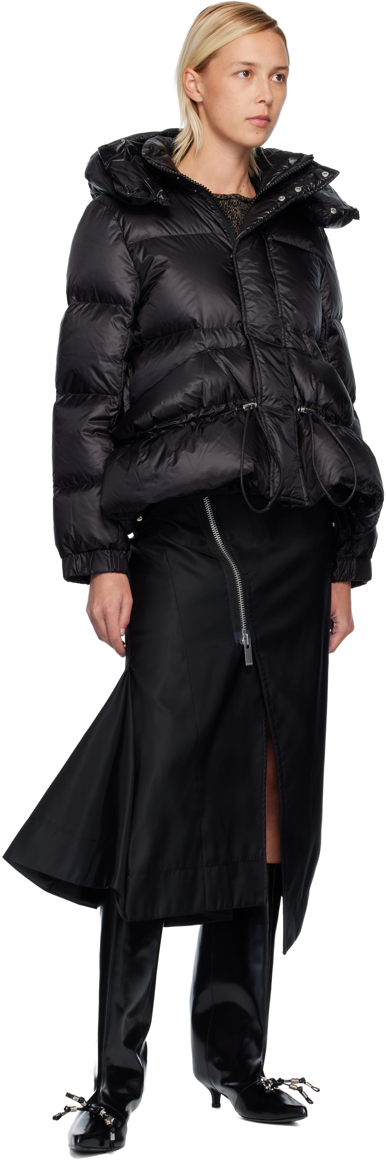 Sacai ブラック パファー ダウンジャケット ブラック | Lyst