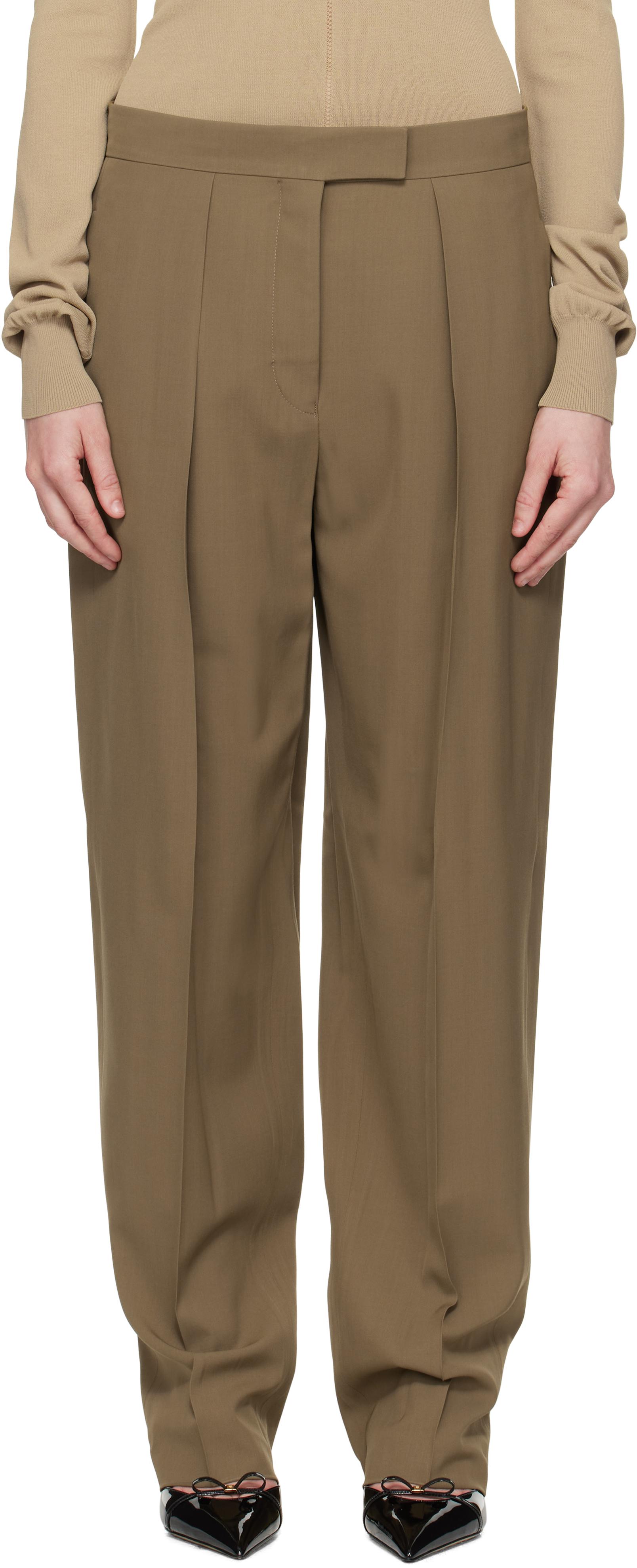【Ferragamo】 High-riseストレートパンツ レディース Ferragamo ストレートパンツ | オンラインセールは