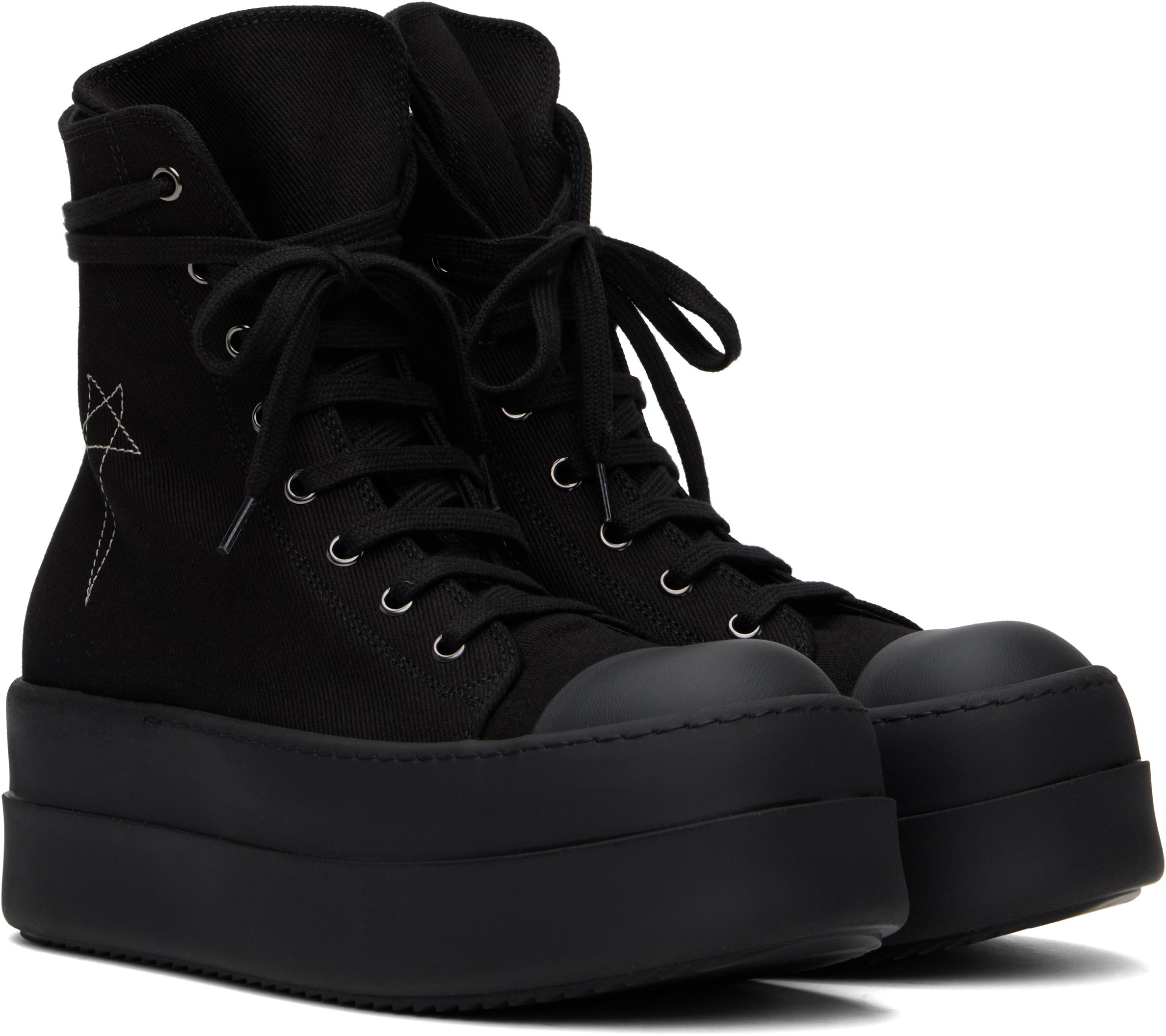 Rick Owens メンズ ブラック Porterville Double Bumper スニーカー 